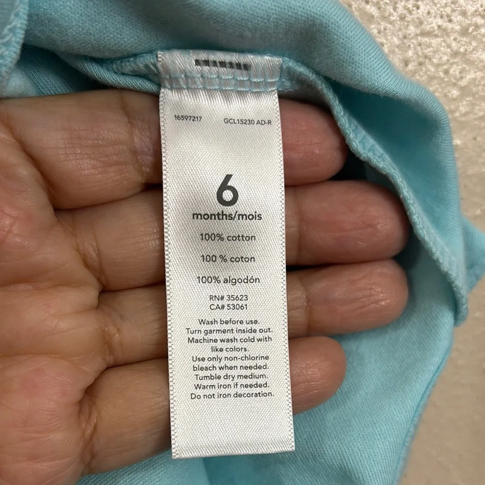 Carter's Blue Bodysuit Fun Auntie Design